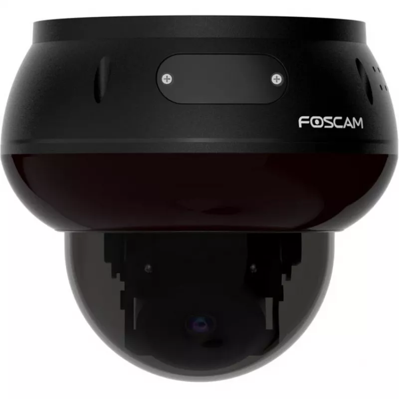 Foscam D8ET Kamera IP do monitoringu Czarna 8MP (3840x2160), PoE, Funkcja PT, Wykrywanie wspomagane AI, Odporność na wandalizm IK10