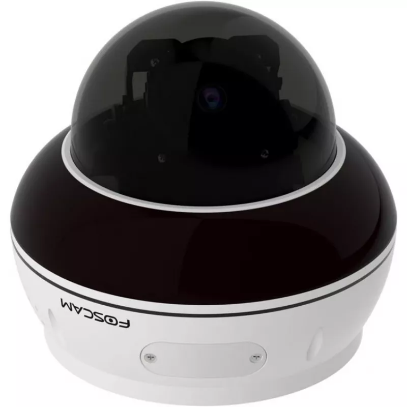 Foscam D8ET-W 8MP 4K UHD PoE PTZ IP Kopułkowa Kamera z Wykrywaniem AI, Biała