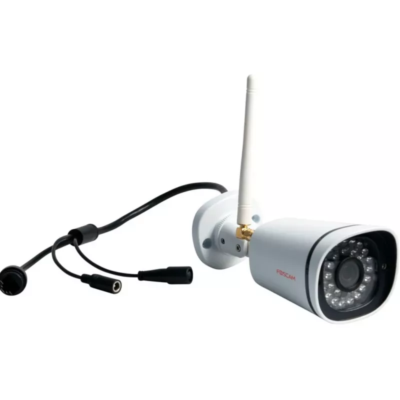 FOSCAM FN7108W-B4-1T 8-kanałowy bezprzewodowy system NVR z 4 kamerami FI9910W 1080P, dysk 1TB, biały