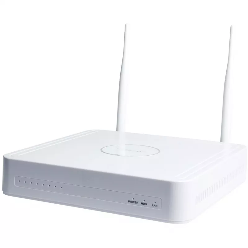 FOSCAM FN7108W-B4-1T 8-kanałowy bezprzewodowy system NVR z 4 kamerami FI9910W 1080P, dysk 1TB, biały