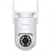 Foscam PD8 Bezprzewodowa Kamera Ochronna Biała 8MP (3840x2160), WiFi 6 Dual Band, Radar Fal Milimetrowych, 360° Auto-śledzenie, Obrót i Pochylenie