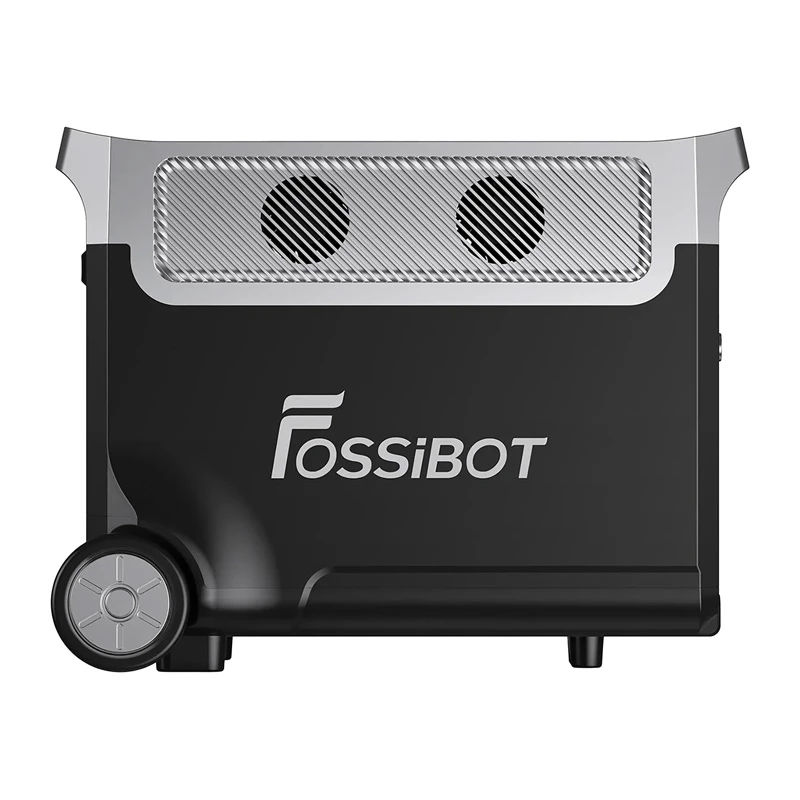 FOSSIBOT FB3840 3840Wh LiFePO4 Przenośna stacja zasilania 2200W czysty sinus AC, gotowa na solar, rozszerzalna bateria