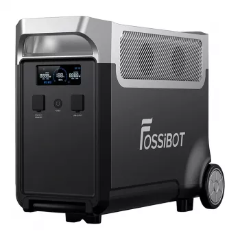 FOSSIBOT FB3840 3840Wh LiFePO4 Przenośna stacja zasilania 2200W czysty sinus AC, gotowa na solar, rozszerzalna bateria