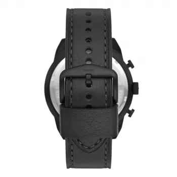 Zegarek męski Fossil FS5874 z niebieską tarczą i brązowym skórzanym paskiem 42mm