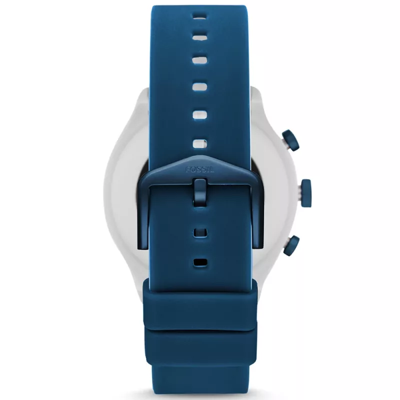 Fossil FTW4036 Gen 5 Smartwatch 44mm Stal nierdzewna Silikonowy pasek Wear OS
