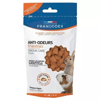 FRANCODEX Anti-odeurs Treat for Rodents and Rabbits - 50g
