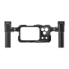 Freewell Genius Rig Phone Mount dla iPhone 17 Pro Max - Czarna klatka ze stopu aluminium z podwójnymi uchwytami