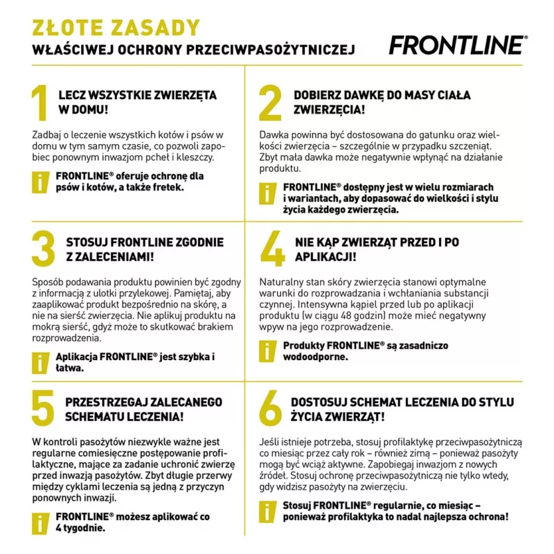 FRONTLINE Tri-act L 20-40 kg - Krople przeciw pasożytom dla psów - 3 x 4 ml