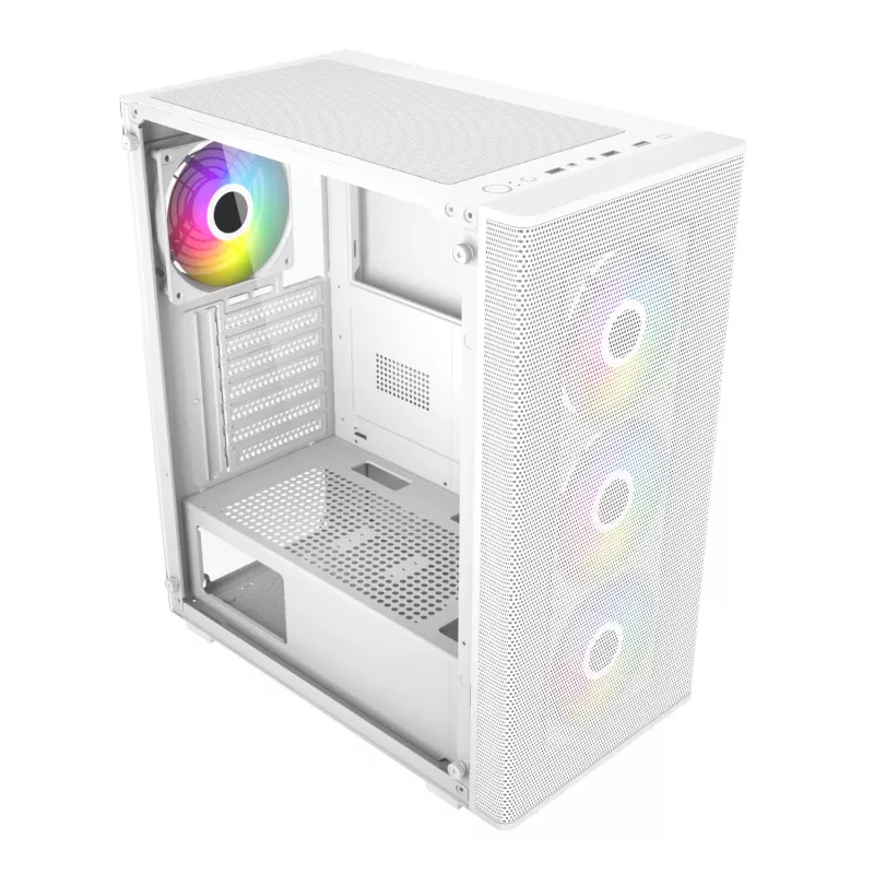 FSP M220 ATX Mid Tower Gaming Chassis - Biały