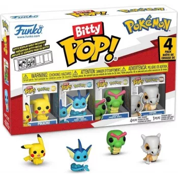 Funko Bitty Pop! Pokémon Seria 1 Zestaw Mini Figur (4-Pak) z Tajemniczą Figurką Chase FU81132