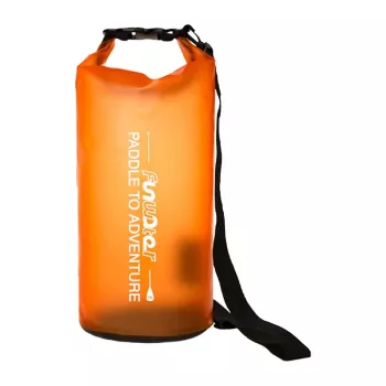 FunWater 10L Wodoszczelna Torba Sucha – Składany worek PVC z paskiem na ramię do kajakarstwa, żeglarstwa, biwakowania i podróży