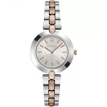 FURLA Arco Chain Zegarek damski kwarcowy analogowy WW00002004L5 34mm Stal nierdzewna Srebrny