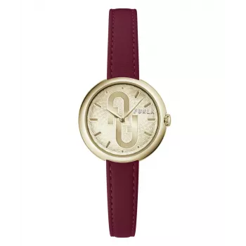 FURLA Arco Chain Zegarek Damski Kwarcowy Analogowy WW00005002L2 32mm Srebrny Stal Nierdzewna