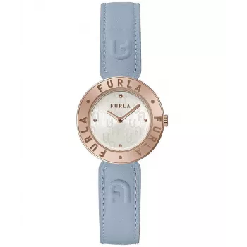 FURLA Arco Chain Zegarek Damski Kwarcowy 30mm Srebrny Stal Nierdzewna