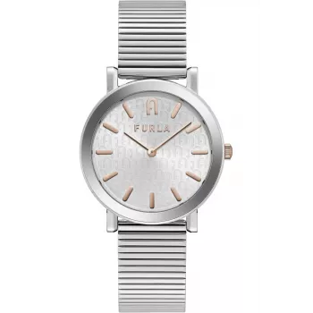 FURLA Arco Chain Zegarek Damski Kwarcowy WW00003007L1 38mm Stal Nierdzewna Srebrny