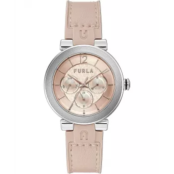 FURLA Arco Chain Zegarek Damski Kwarcowy WW00011001L1 38mm Srebrna Stal Nierdzewna Siatka