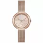 FURLA Arco Chain Zegarek damski kwarcowy WW00013007L3 36mm Srebrny Stal nierdzewna