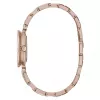 FURLA Arco Mini Zegarek Damski Kwarcowy WW00004008L3 30mm Srebrno-Biała Tarcza Czarny Pasek Skórzany