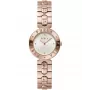 FURLA Arco Mini Zegarek Damski Kwarcowy WW00004008L3 30mm Srebrno-Biała Tarcza Czarny Pasek Skórzany