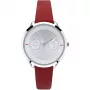 FURLA Giada Zegarek Damski Kwarcowy Analogowy R4251102507 31mm Srebrna Tarcza Czarny Skórzany Pasek