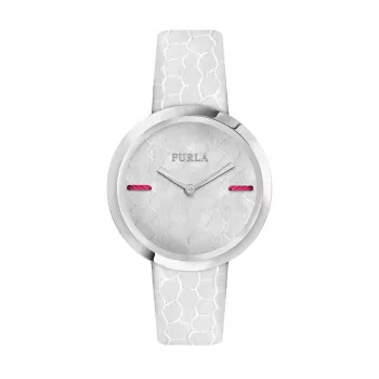 FURLA Giada Zegarek Damski Kwarcowy Analogowy R4251110504 34mm Niebieska Skóra