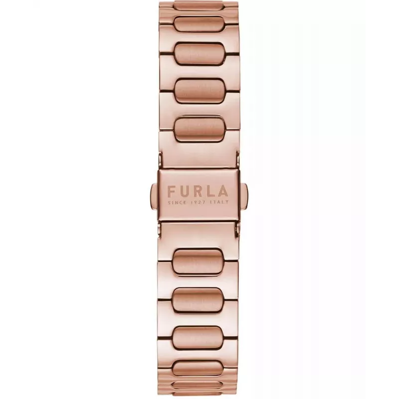 FURLA Giada Zegarek Damski Kwarcowy WW00011006L3 38mm Srebrny Różowy Skórzany