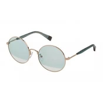 Okulary przeciwsłoneczne damskie FURLA SFU235-56300V - oprawka Havana/Brąz acetate, soczewki brąz gradient, 56/20/135 mm