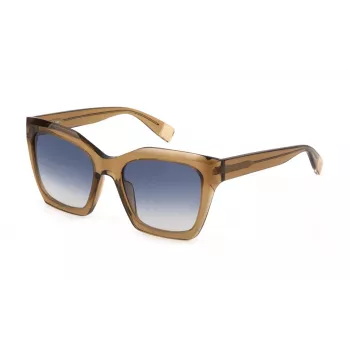 Okulary przeciwsłoneczne damskie FURLA SFU621V530D67 Havana/Brąz 53mm