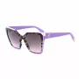 FURLA SFU686V5403KA Damskie okulary przeciwsłoneczne Havana Square 54/18/140 mm