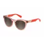 Okulary przeciwsłoneczne damskie FURLA SFU687-510D48 - Oprawka z acetatu w kolorze Brown Havana, soczewki gradientowe brązowe, 51mm