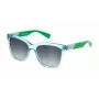 FURLA SFU688-54C71B Damskie okulary przeciwsłoneczne Cat Eye - oprawka z octanu w kolorze Havana, soczewki brązowe gradientowe - 54/17/140 mm