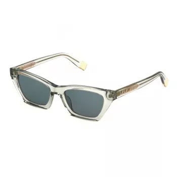 FURLA SFU777V530840 Damskie okulary przeciwsłoneczne Butterfly Havana Brown Gradient 53mm