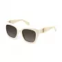 FURLA SFU812-5306Y1 Damskie okulary przeciwsłoneczne Cat Eye Havana Brązowy Gradient 53mm