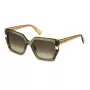 Okulary przeciwsłoneczne damskie FURLA SFU818-55096R - oprawka z octanu w kolorze havana, soczewki brązowe gradientowe