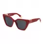 Okulary przeciwsłoneczne damskie Furla SFU879-5409LB - Oprawka acetatowa, ochrona UV400, soczewki 54mm