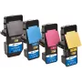 G&G 20891 Toner Cartridge 4-Pack Replacement Black, Cyan, Magenta, Yellow