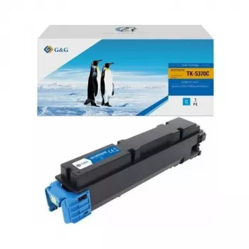 G&G 21000 Kompatybilny wkład tonerowy do Kyocera TK-5370C – Cyan, 21 000 stron