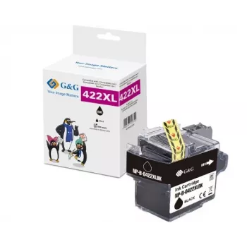 G&G Kompatybilny czarny wkład atramentowy do Brother LC422XLBK (3000 stron) 20584
