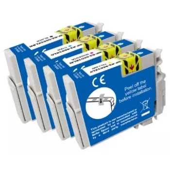 G&G Kompatybilny z Epson 603XL Tusz Wysokowydajny 4-Pak - Czarny, Cyjan, Magenta, Żółty (GP-E603XLBKCMY-4P)