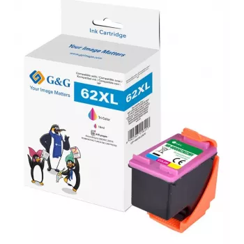 Tusz G&G zamiennik do HP 62XL / C2P07AN Tri-Colour High Yield (18836)