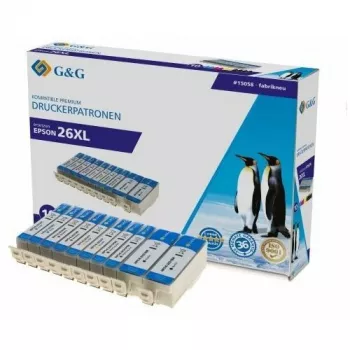G&G Kompatybilny zestaw wkładów atramentowych do Canon PGI-2600XL/CLI-2610XL - czarny, cyjan, magenta, żółty (4 szt.)