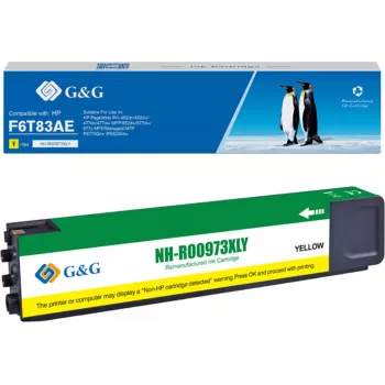 G&G Kompatybilny wkład atramentowy żółty High Yield 7000 stron do HP PageWide Pro 452/477