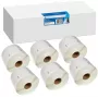 Zwoje etykiet kompatybilne G&G 32x57mm Czarny na Białym, 6 rolek x 1000 etykiet, do Dymo 11354/S0722540