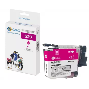 G&G Kompatybilny Tusz Magenta do Brother LC527M (900 Stron) 22059