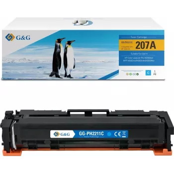 G&G Kompatybilny wkład tonerowy do HP 207A / W2211A (Cyan)