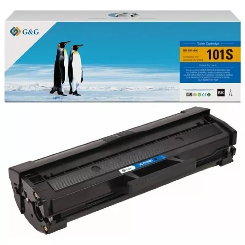G&G Kompatybilny wkład tonerowy do Samsung MLT-D101S/HP SU696A (14181) - czarny, 1 500 stron