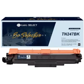 G&G GS-BTN247K Kompatybilny wkład tonerowy do Brother TN-247BK (czarny, wydajność 3000 stron)