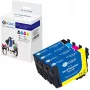 G&G Multipack Wkłady atramentowe kompatybilne z Epson 604XL (4 x XL, czarny/cyjan/magenta/żółty, 20547)