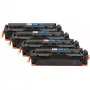 G&G NT-PH2030BK/C/M/YB-V5-UP-4-S1 Toner Cartridge 4-Pack Black, Cyan, Magenta, Yellow
