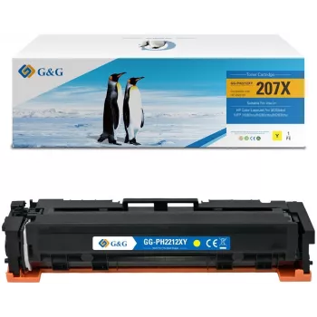 G&G NT-PH2212XY Kompatybilny wkład tonerowy żółty High Yield do HP 207X / W2212X